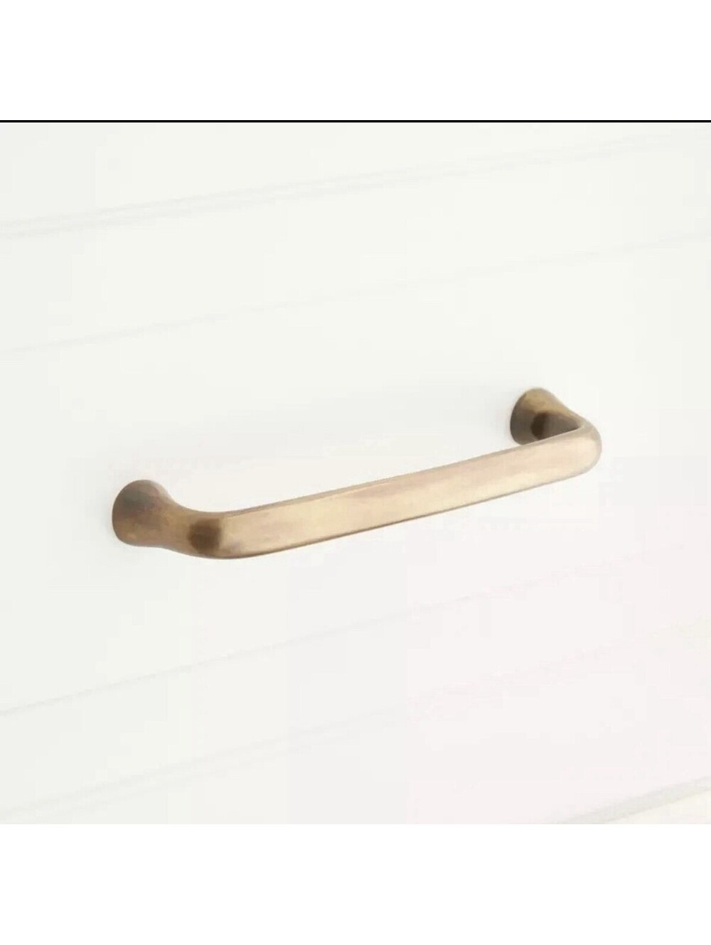 Signature Hardware 5-1/8" Orvin Brass Cabinet Pull Satin Brass